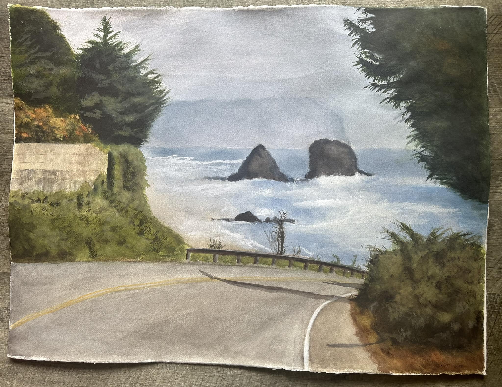 Oregon Coast 22x30"